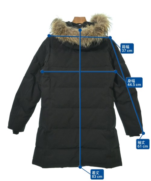 DANTON（ダントン）ダウンコート 黒 サイズ:34(XS位) レディース/2200632893010