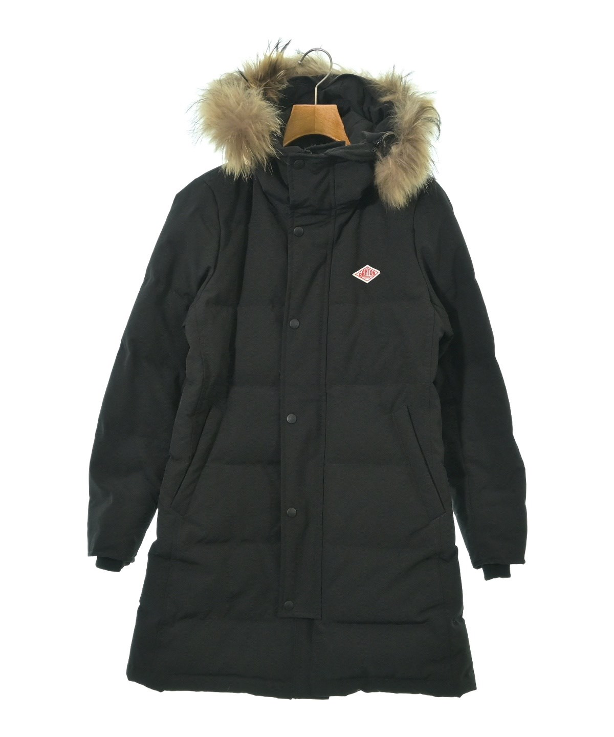 DANTON（ダントン）ダウンコート 黒 サイズ:34(XS位) レディース