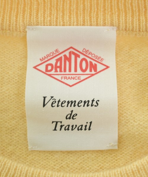 DANTON（ダントン）ニット・セーター 黄 サイズ:36(S位) レディース/2200644610025