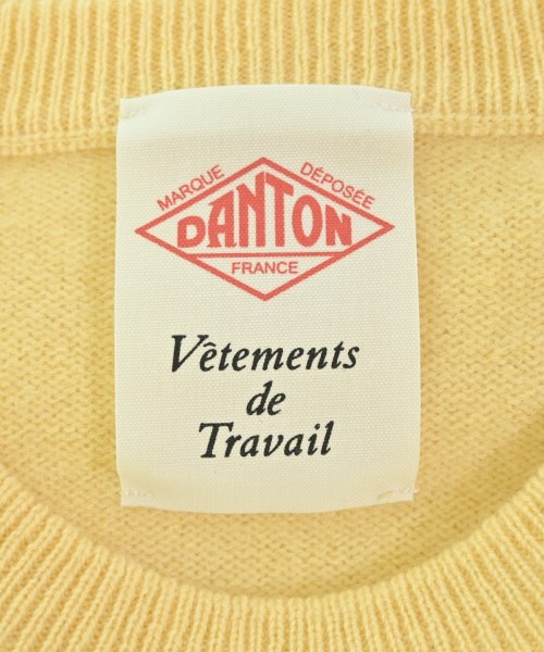 DANTON（ダントン）ニット・セーター 黄 サイズ:36(S位) レディース/2200644611954