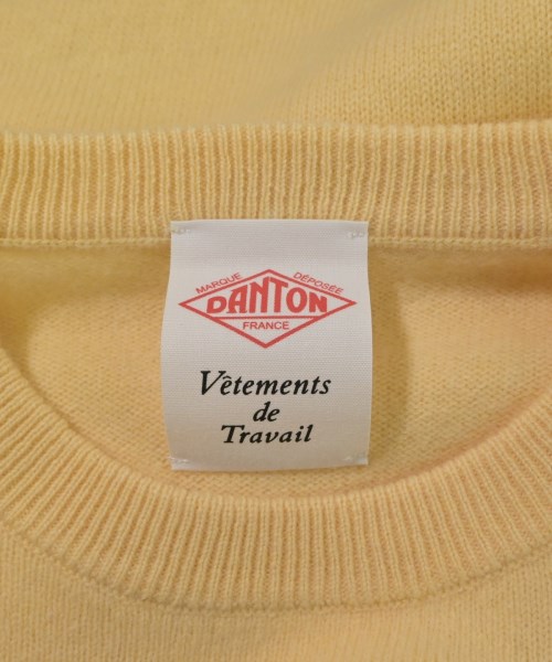 DANTON（ダントン）ニット・セーター 黄 サイズ:36(S位) レディース/2200644617130