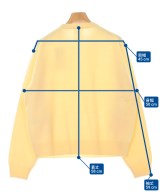 DANTON（ダントン）ニット・セーター 黄 サイズ:36(S位) レディース/2200644617239