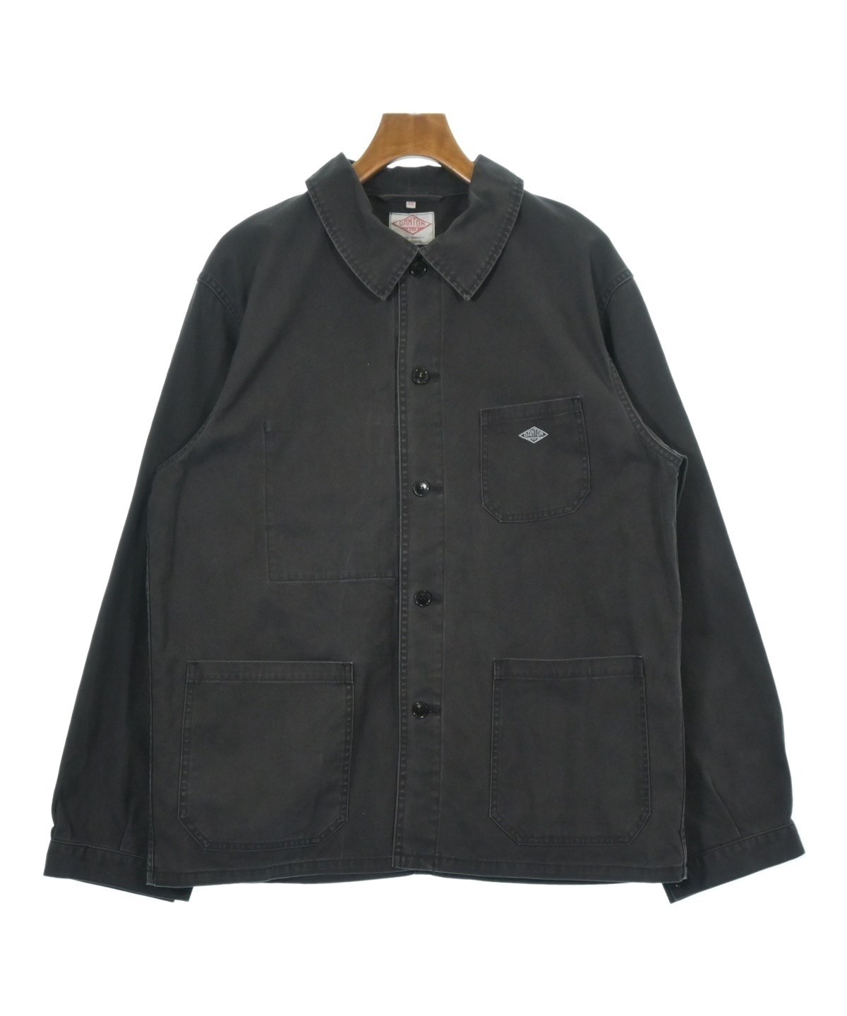DANTON（ダントン）カバーオール 黒 サイズ:42(M位) メンズ