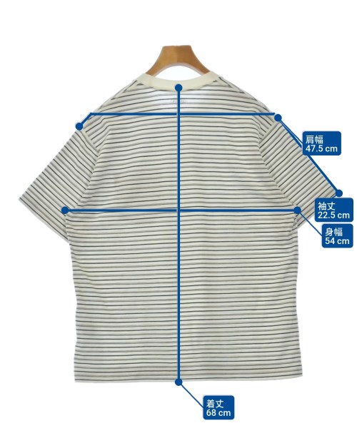 DANTON（ダントン）Tシャツ・カットソー 白 サイズ:L メンズ/2200627472060