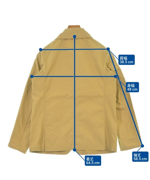 DANTON（ダントン）カジュアルジャケット ベージュ サイズ:36(XS位) メンズ/2200633328030