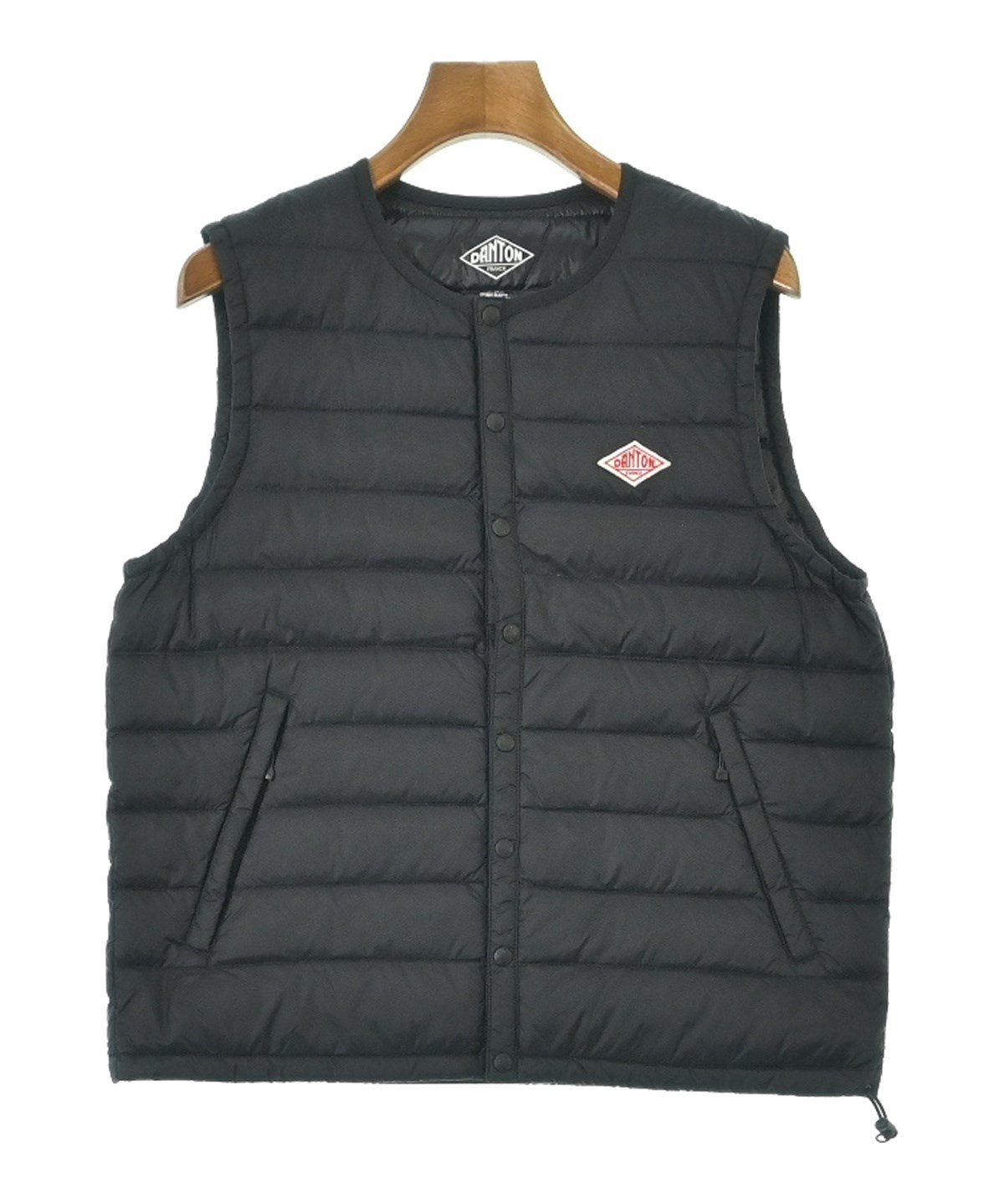 DANTONダウンベスト　ブラック36 DANTON（ダントン）ダウンジャケット/ダウンベスト 黒 サイズ:36(S位