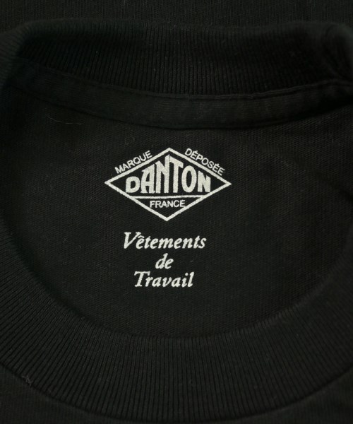 DANTON（ダントン）Tシャツ・カットソー 黒 サイズ:36(S位) メンズ/2200609259054