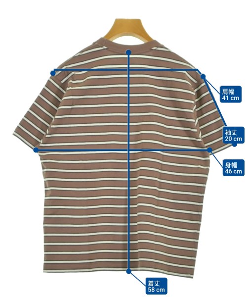 DANTON（ダントン）Tシャツ・カットソー 茶 サイズ:36(S位) レディース/2200607988093