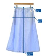 DANTON（ダントン）ロング・マキシ丈スカート 青 サイズ:36(S位) レディース/2200614467154