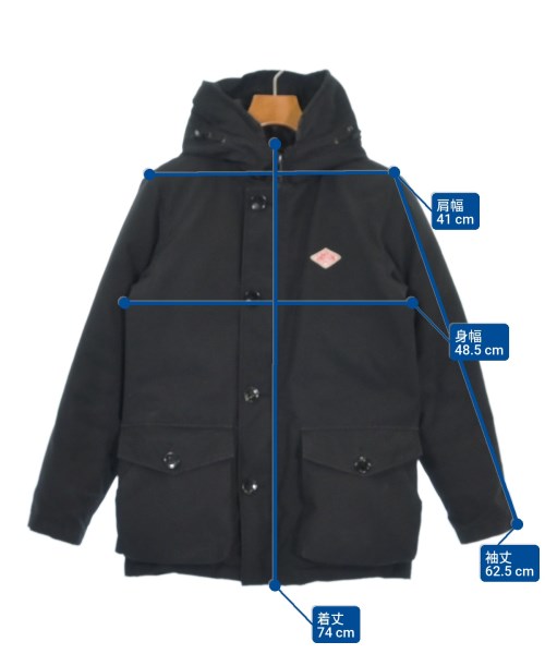 DANTON（ダントン）ダウンジャケット/ダウンベスト 黒 サイズ:36(M位) メンズ/2200618407019