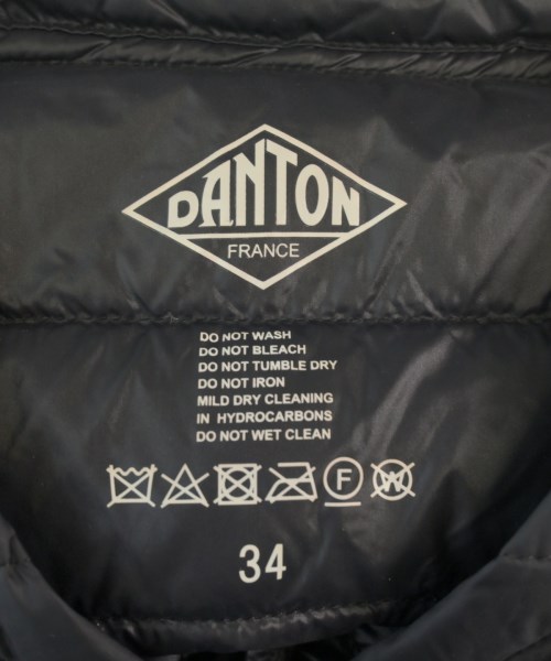 DANTON（ダントン）ダウンコート 黒 サイズ:34(XS位) レディース/2200608447025
