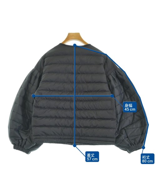 DANTON（ダントン）ダウンジャケット/ダウンベスト 黒 サイズ:S レディース/2200673474223