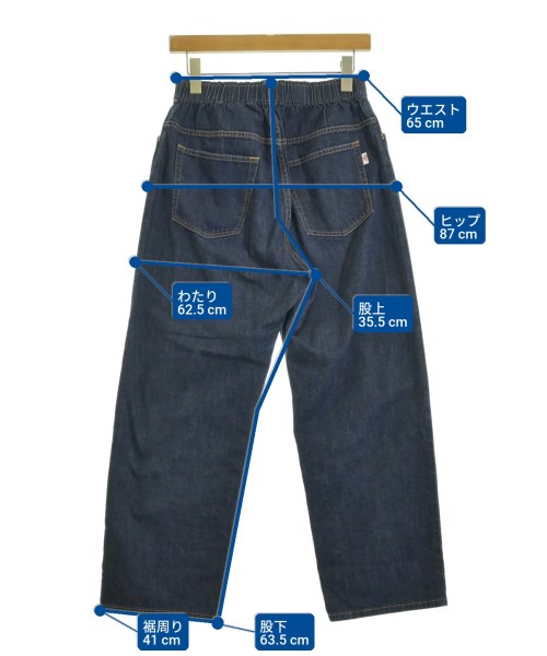 DANTON（ダントン）デニムパンツ 紺 サイズ:38(M位) レディース/2200675284035