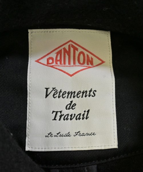 DANTON（ダントン）ステンカラーコート 黒 サイズ:38(M位) レディース/2200675650014