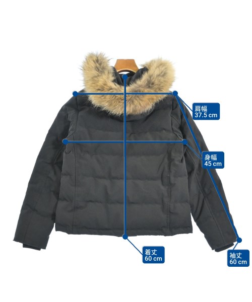 DANTON（ダントン）ダウンジャケット/ダウンベスト 黒 サイズ:34(XS位) レディース/2200649723010