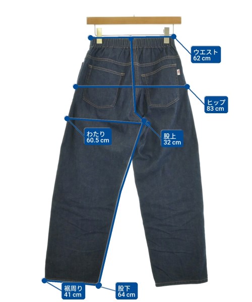 DANTON（ダントン）デニムパンツ 青 サイズ:36(S位) レディース/2200657627089