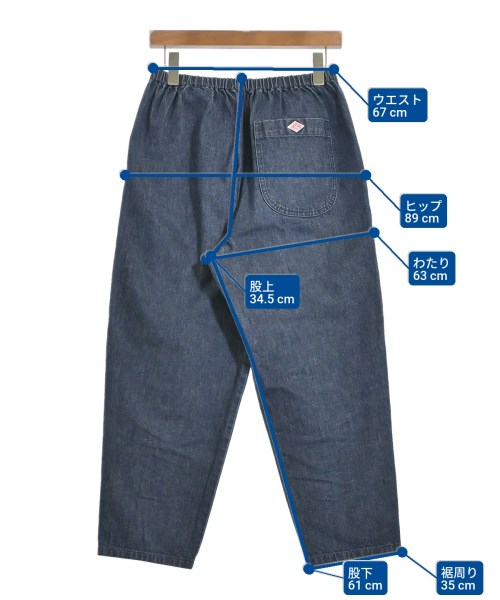 DANTON（ダントン）デニムパンツ 青 サイズ:36(S位) レディース/2200657627133