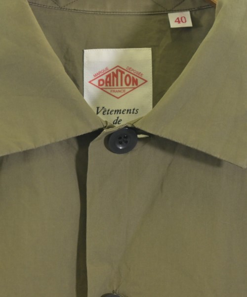 DANTON（ダントン）カジュアルシャツ カーキ サイズ:40(M位) レディース/2200660537047