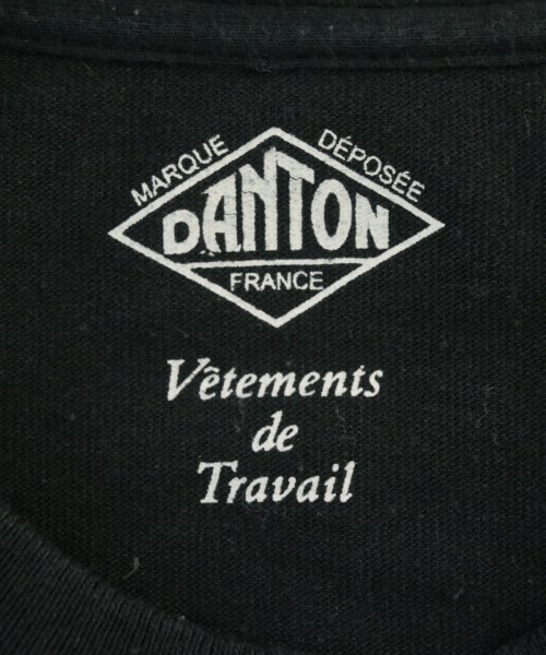 DANTON（ダントン）Tシャツ・カットソー 黒 サイズ:38(S位) メンズ/2200659930071