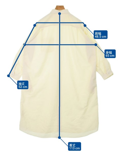 DANTON（ダントン）シャツワンピース ベージュ サイズ:36(S位) レディース/2200660919072