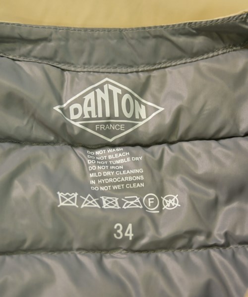 DANTON（ダントン）ダウンジャケット/ダウンベスト ベージュ サイズ:34(XS位) レディース/2200661763100