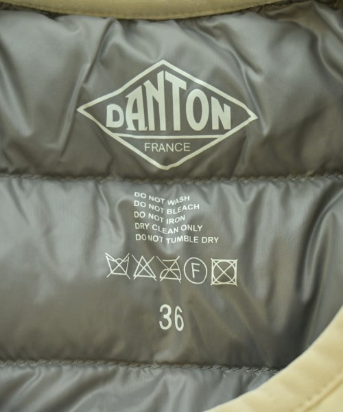 DANTON（ダントン）ダウンジャケット/ダウンベスト ベージュ サイズ:36(S位) レディース/2200657524012