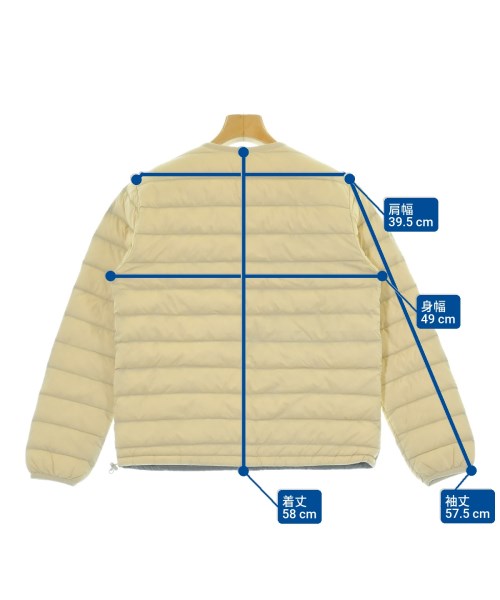 DANTON（ダントン）ダウンジャケット/ダウンベスト ベージュ サイズ:36(S位) レディース/2200657524012