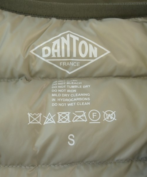 DANTON（ダントン）ダウンジャケット/ダウンベスト カーキ サイズ:S レディース/2200711712461