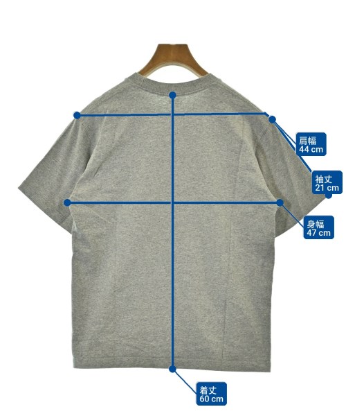 DANTON（ダントン）Tシャツ・カットソー グレー サイズ:38(S位) メンズ/2200713058093