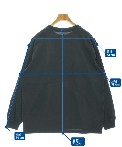 DANTON（ダントン）Tシャツ・カットソー 黒 サイズ:-(M位) メンズ/2200648068051