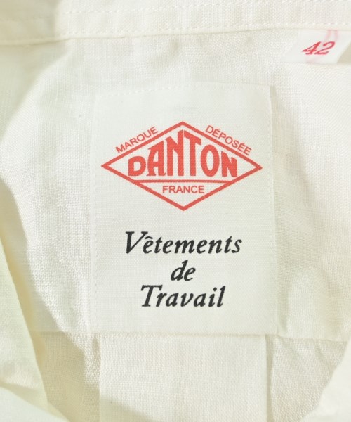 DANTON（ダントン）カジュアルシャツ 白 サイズ:42(M位) メンズ/2200628550187