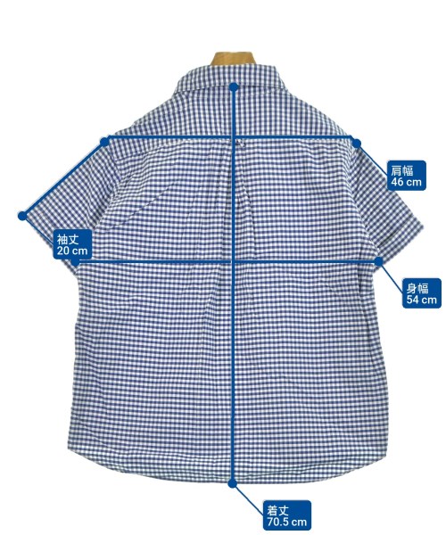 DANTON（ダントン）カジュアルシャツ 青 サイズ:42(M位) メンズ/2200628550200