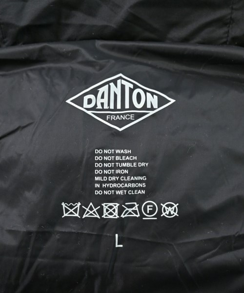 DANTON（ダントン）ダウンジャケット/ダウンベスト 黒 サイズ:L メンズ/2200642142016