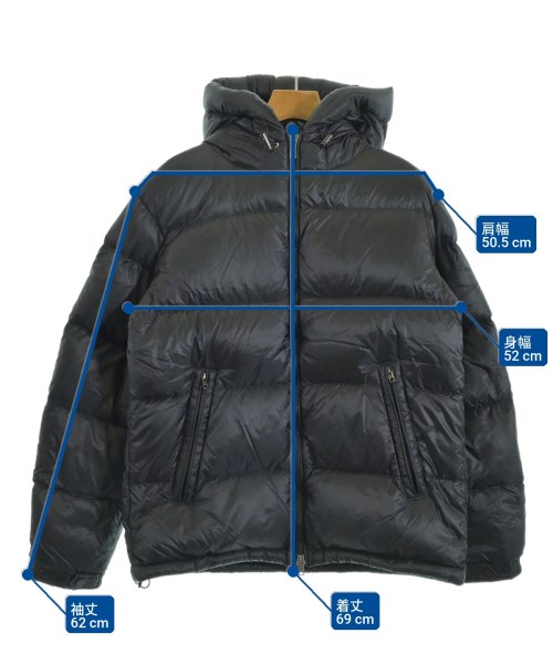 DANTON（ダントン）ダウンジャケット/ダウンベスト 黒 サイズ:M メンズ/2200649892013