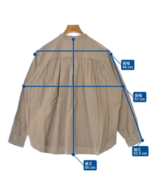 DANTON（ダントン）カジュアルシャツ 茶 サイズ:36(S位) レディース/2200640490355