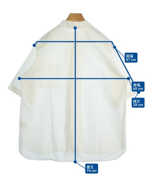 DANTON（ダントン）カジュアルシャツ 白 サイズ:42(L位) メンズ/2200652386028