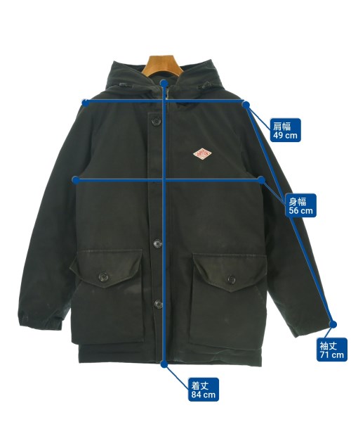 DANTON（ダントン）ダウンジャケット/ダウンベスト 黒 サイズ:40(M位) メンズ/2200645054033