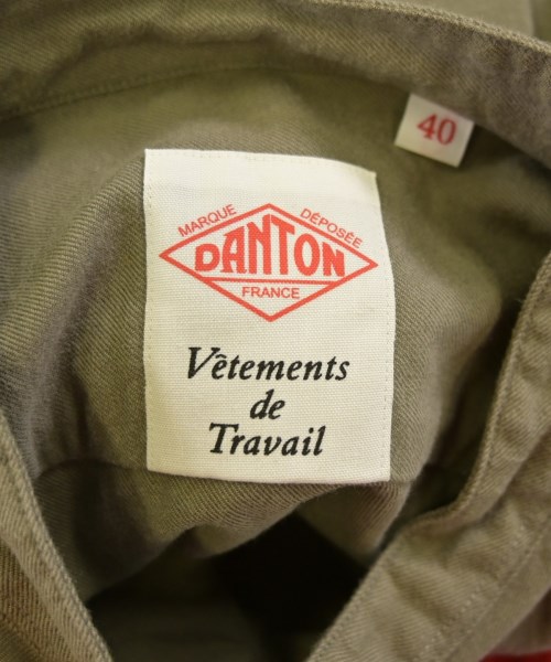 DANTON（ダントン）カジュアルシャツ カーキ サイズ:40(M位) メンズ/2200654352090