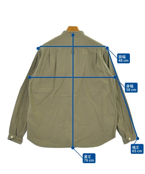 DANTON（ダントン）カジュアルシャツ カーキ サイズ:40(M位) メンズ/2200654352090