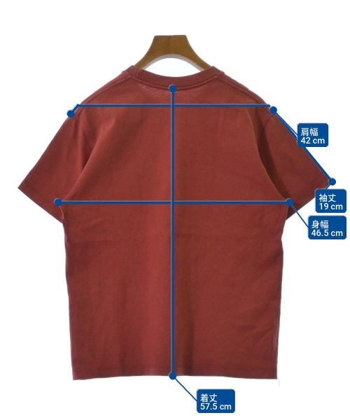 DANTON（ダントン）Tシャツ・カットソー 赤 サイズ:36(S位) レディース/2200702226014