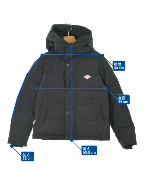 DANTON（ダントン）ダウンジャケット/ダウンベスト 黒 サイズ:36(S位) レディース/2200658010019