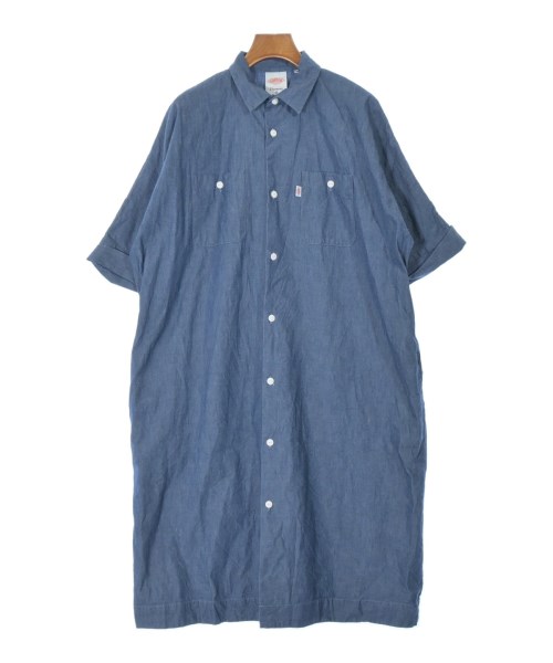 DANTON(ダントン)シャツワンピース 青 サイズ:36(S位)/2200662405016