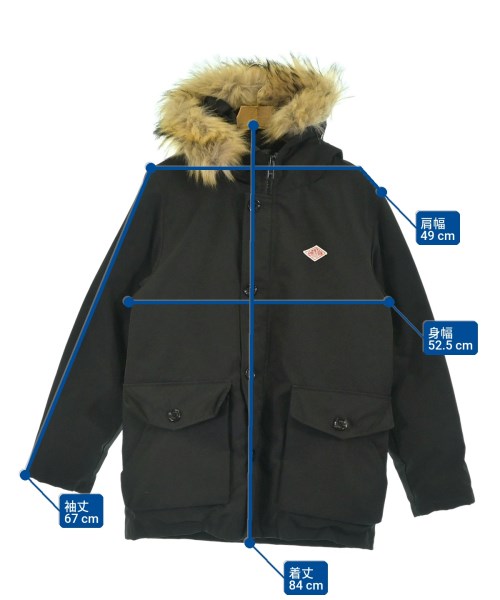 DANTON（ダントン）ダウンコート 黒 サイズ:M メンズ/2200668788014