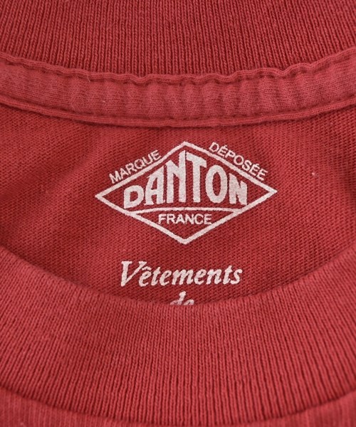 DANTON（ダントン）Tシャツ・カットソー 赤 サイズ:34(XS位) レディース/2200732667078