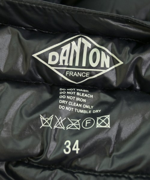 DANTON（ダントン）ダウンジャケット/ダウンベスト 黒 サイズ:34(XS位) レディース/2200721374024