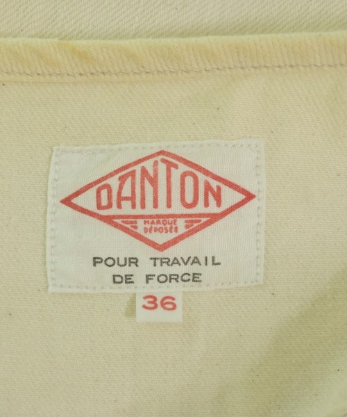 DANTON（ダントン）デニムジャケット 白 サイズ:36(S位) レディース/2200719917059