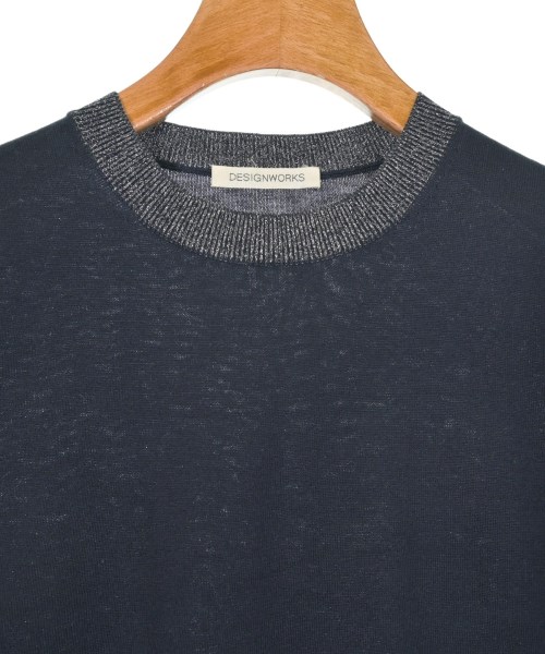DESIGNWORKS（デザインワークス）ニット・セーター 紺 サイズ:38(M位) レディース/2200636369184