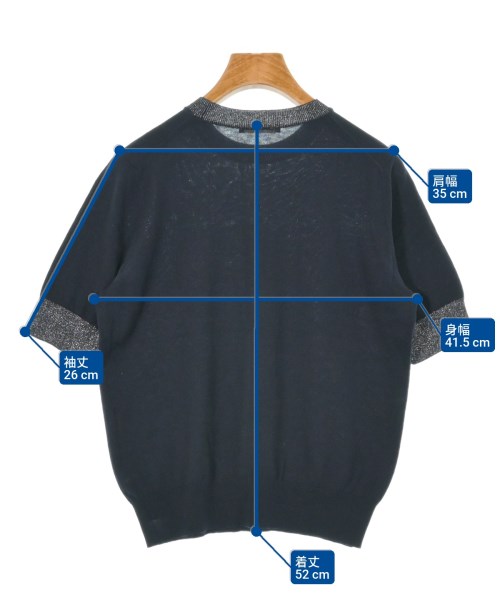 DESIGNWORKS（デザインワークス）ニット・セーター 紺 サイズ:38(M位) レディース/2200636369184