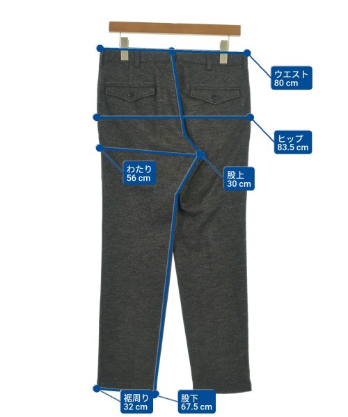 DESIGNWORKS（デザインワークス）スラックス 黒 サイズ:46(M位) メンズ/2200619268244