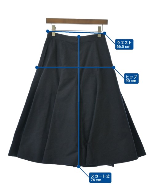 DESIGNWORKS（デザインワークス）ロング・マキシ丈スカート 紺 サイズ:38(M位) レディース/2200638375015